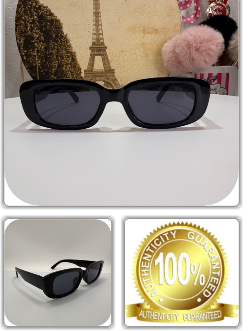 CHIC UNBRANDED BLACK SUNGLASSES!
